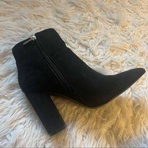 JustFab Black Booties